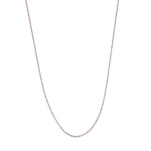 1.35mm Two-Tone Twisted Dorica Chain - 16"