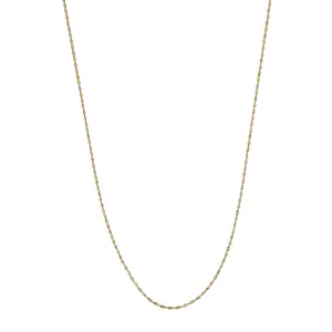 1.35mm Two-Tone Twisted Dorica Chain - 18"