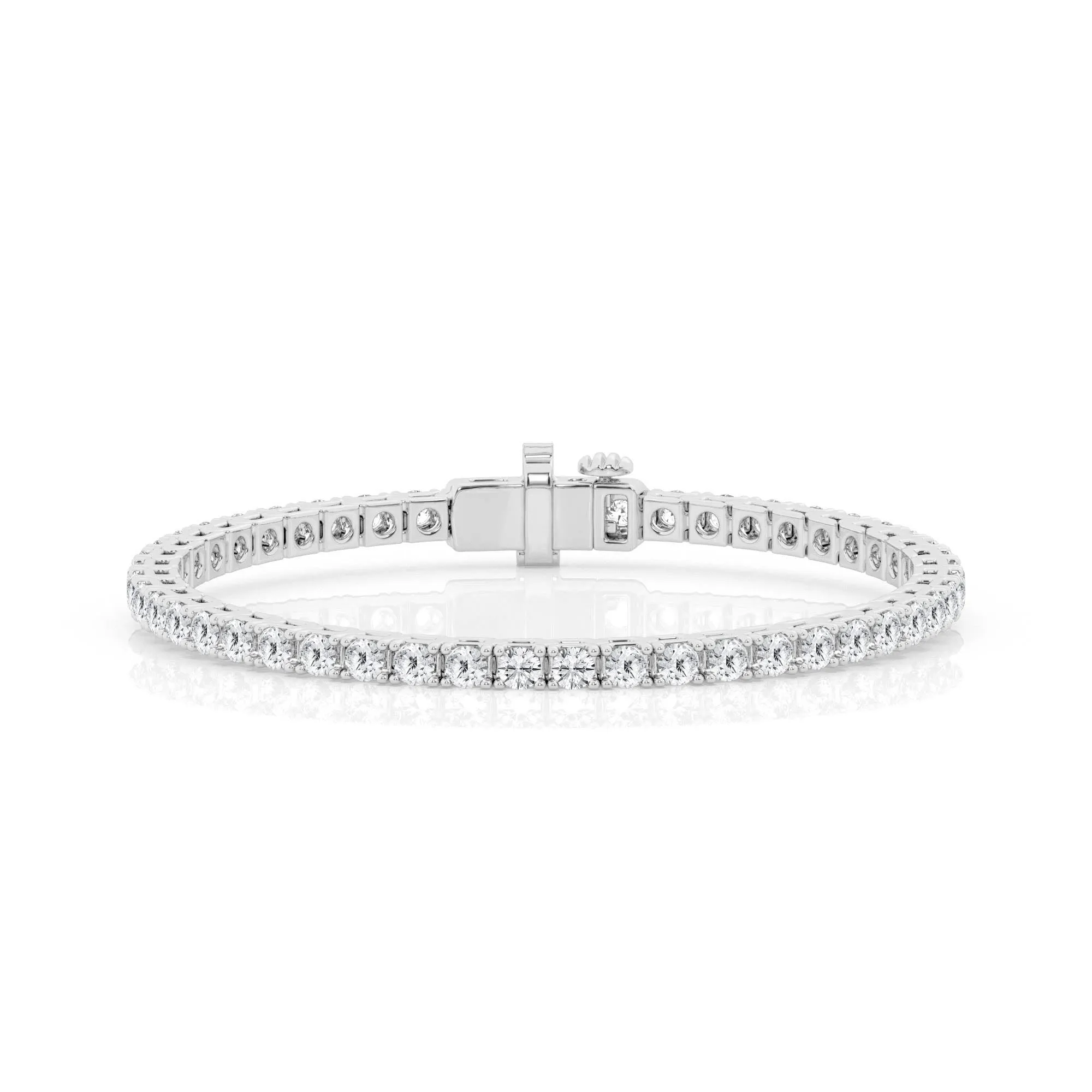 5.00 cttw  Tennis Bracelet with Round Lab Diamond by Mercury Rings