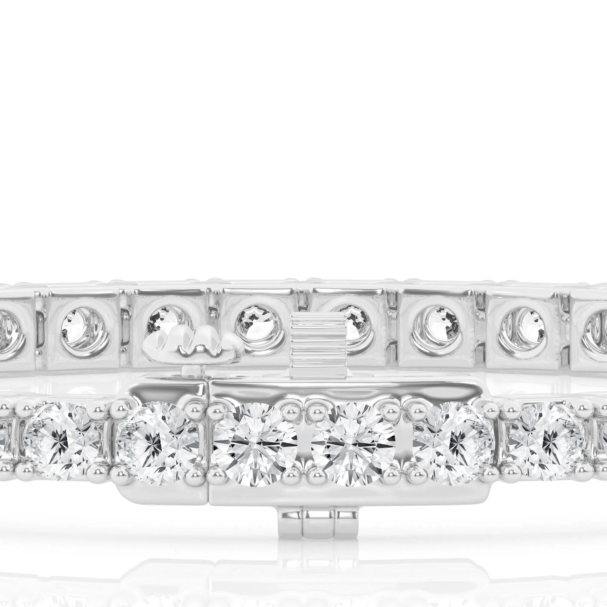 5.00 cttw  Tennis Bracelet with Round Lab Diamond by Mercury Rings