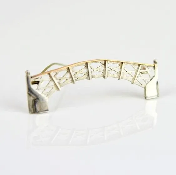 Ambery-Smith, Vicki – Silver and Gold Brooch, Mathematical Bridge