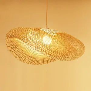 ANKUR CANE HAT BAMBOO PENDANT LIGHT