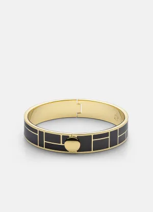 Bangle | Block Enamel | Dark Blue