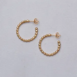 Bobble Hoop Earrings