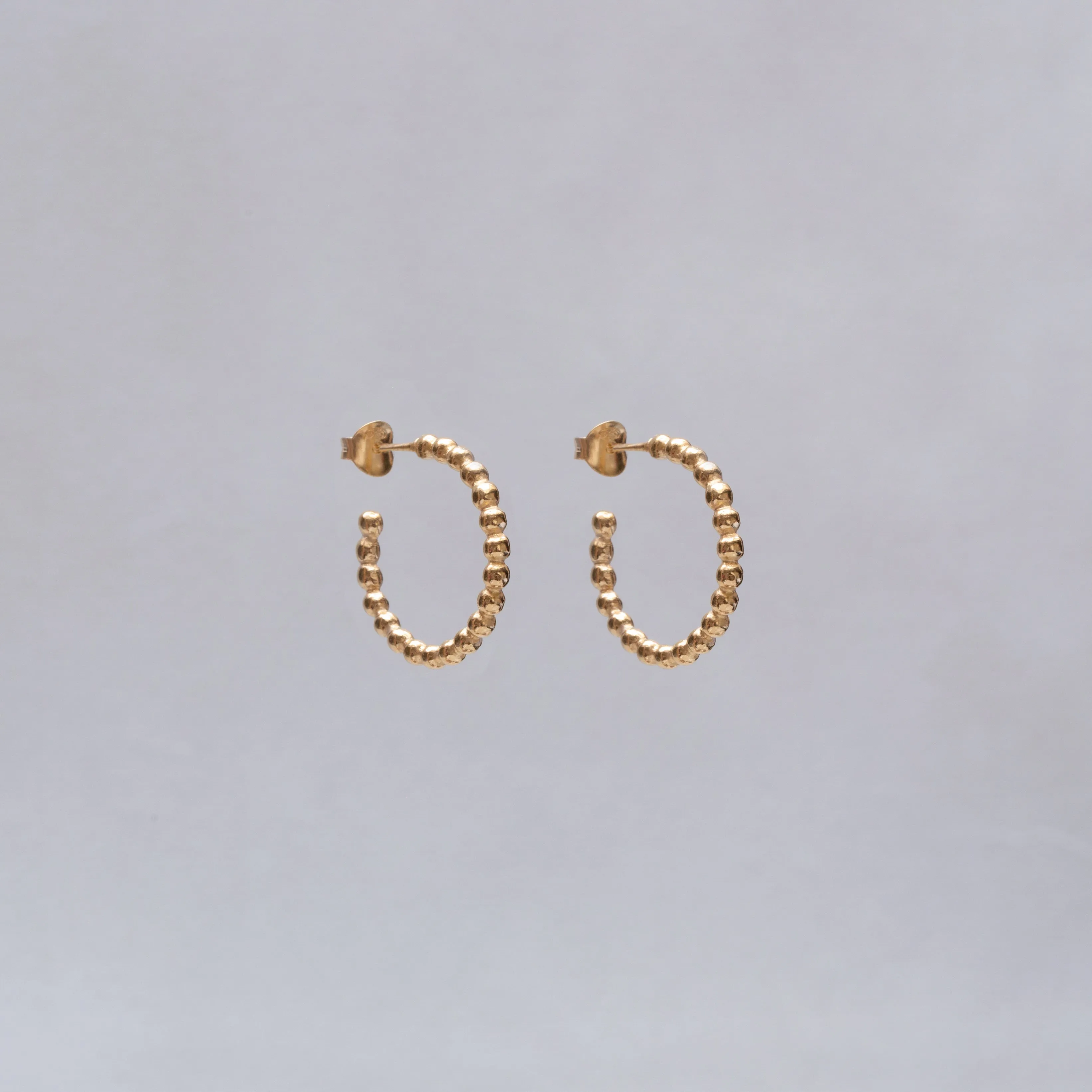 Bobble Hoop Earrings