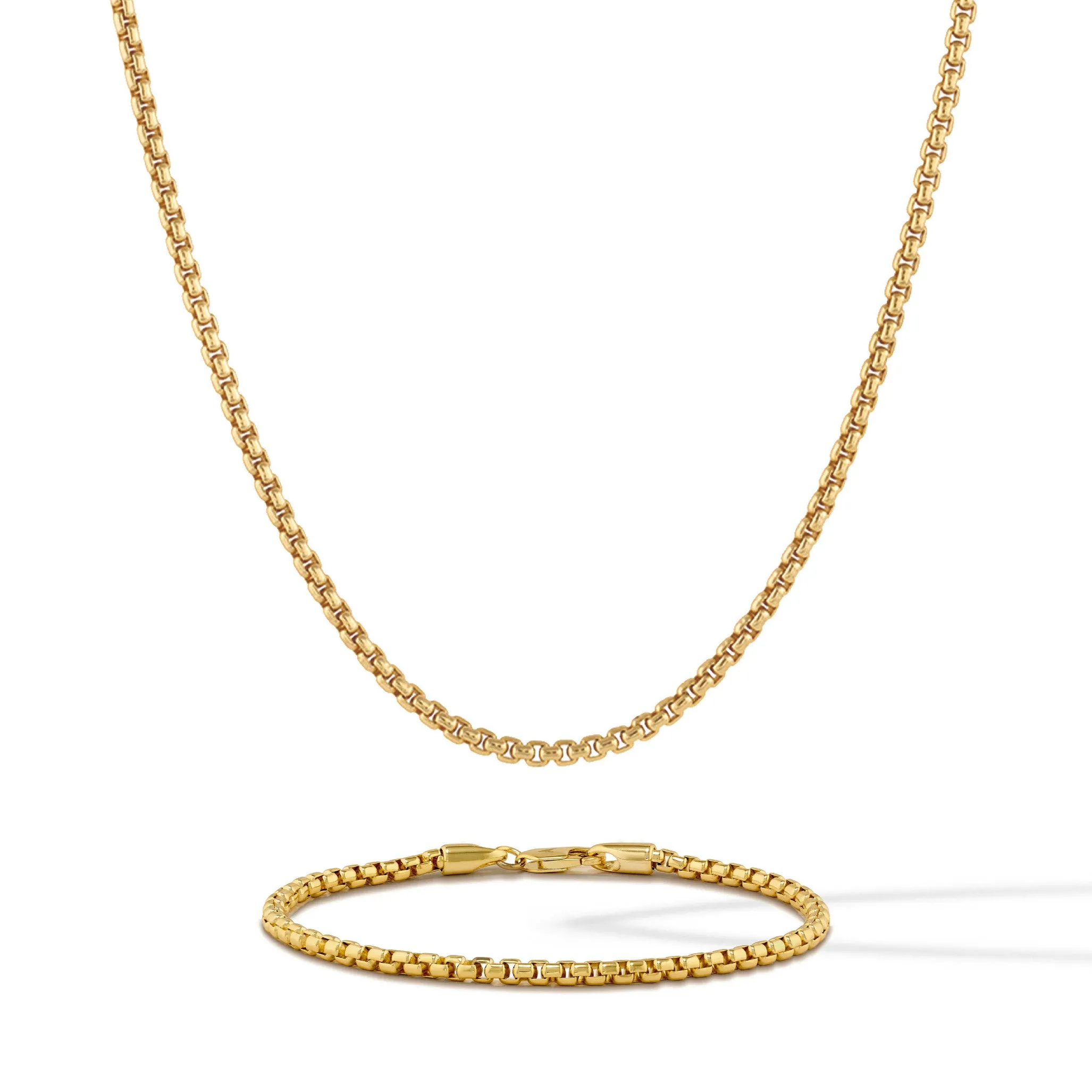 Box Chain Set - Gold