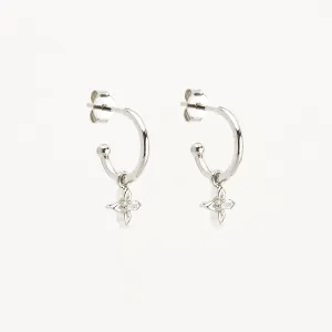 By Charlotte Live in Light Hoop Earrings, Silver