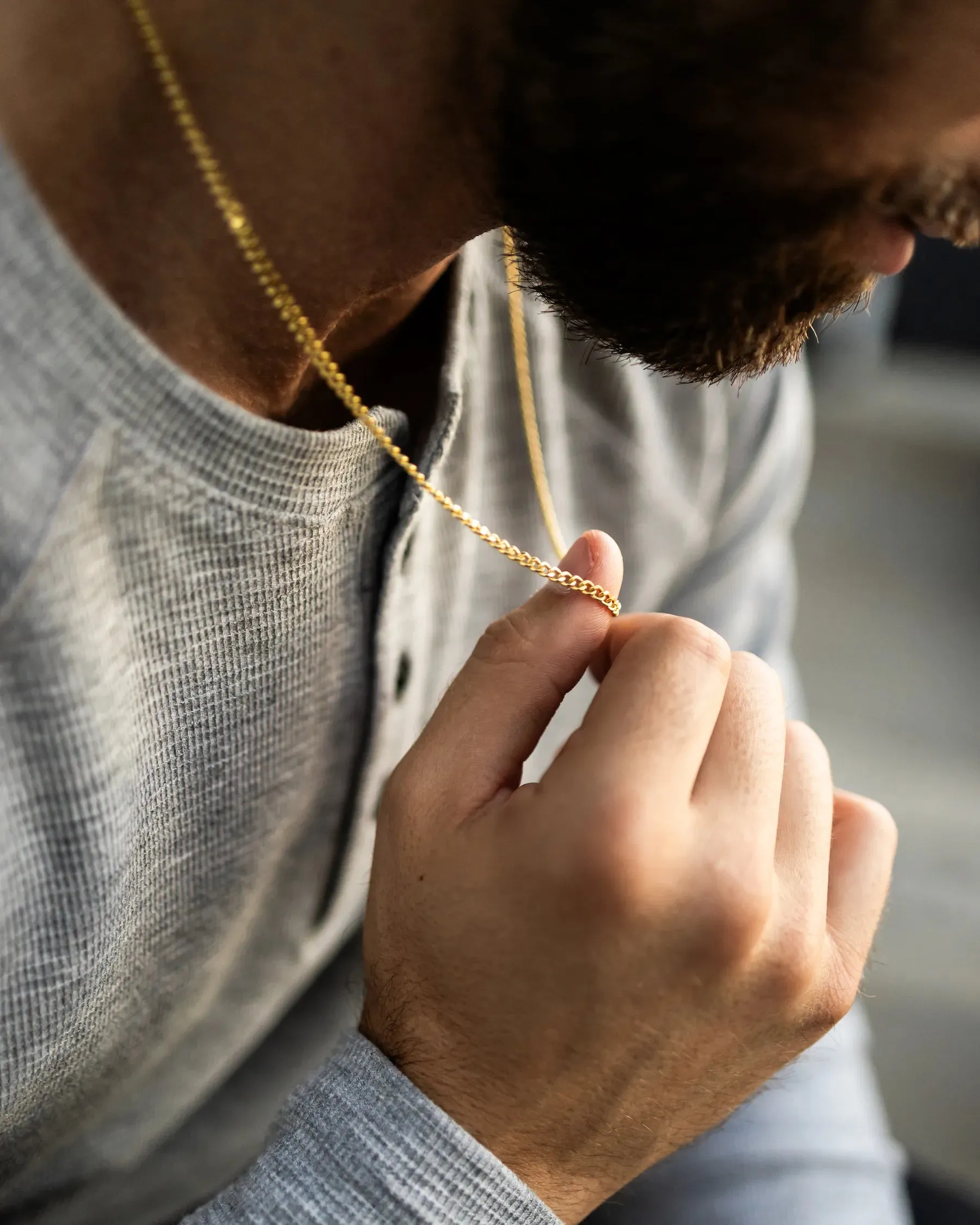 Chain Necklace Set - Gold