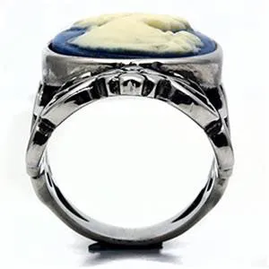 CJG1040 Wholesale Synthetic Bust High Polished Stainless Steel Women's Fashion Ring