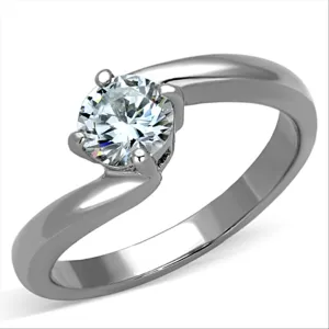 CJG2111 Stainless Steel AAA Grade CZ Ring