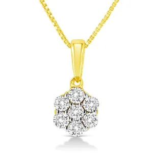 Cttw Prong Set Round-Cut Diamond 7 Stone