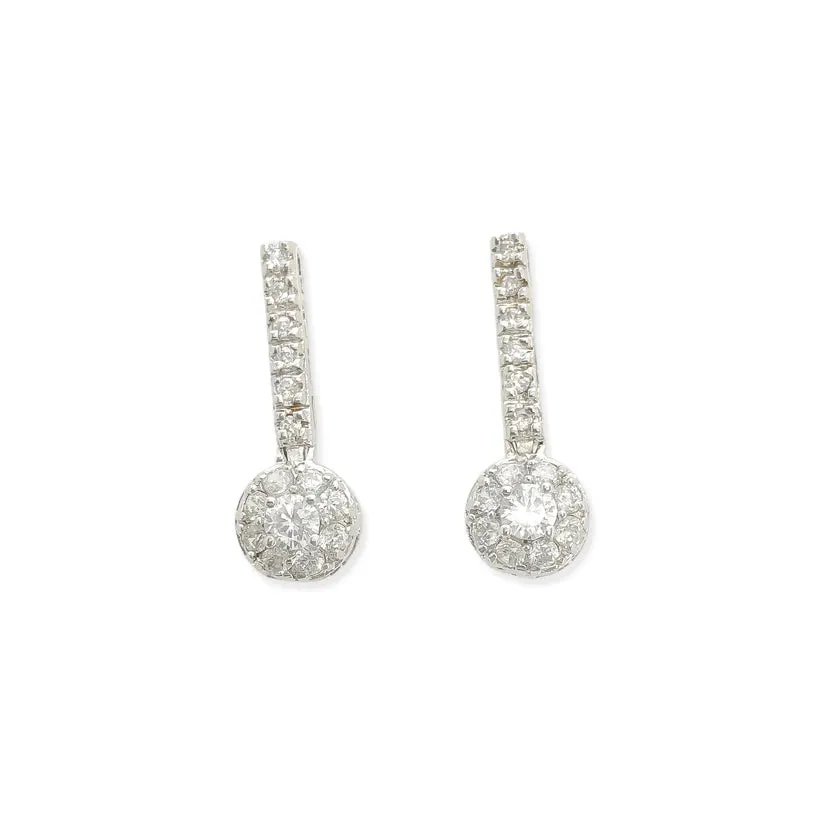 CZ DROP EARRINGS