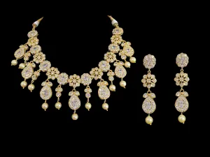 DNS88 ZAINA gold plated necklace with earrings ( READY TO SHIP )