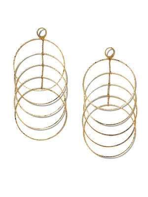 Echo Dangle Loop Drop Earrings