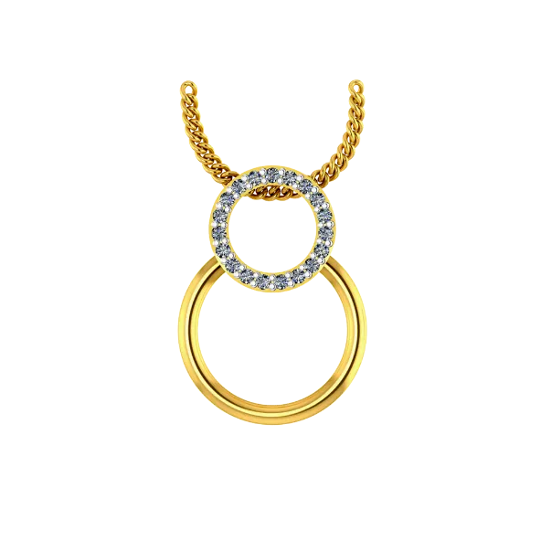 Eclipse Gold Pendant