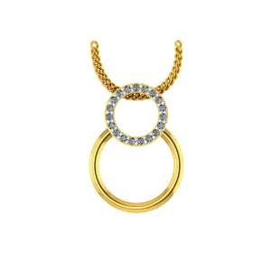 Eclipse Gold Pendant