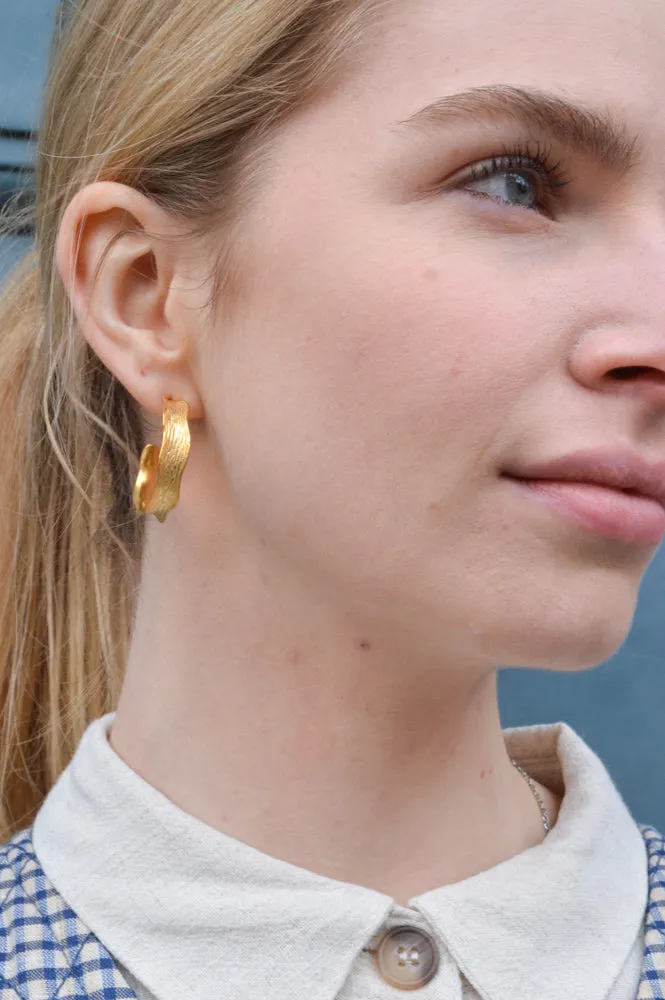 Enamel Copenhagen Large Ane Gold Hoops