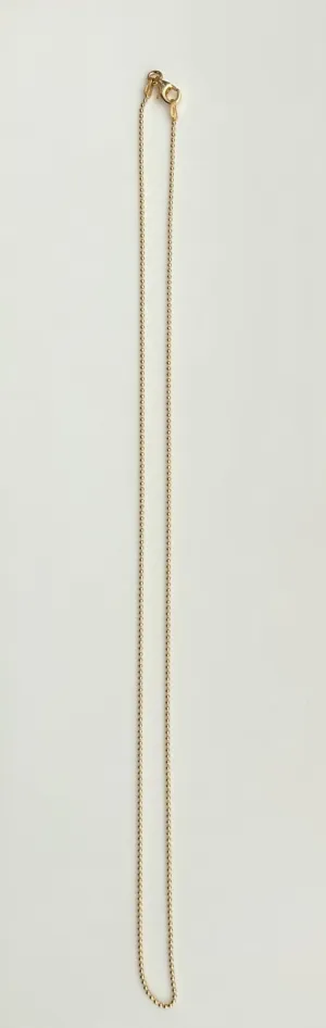 ESSENTIALS Pois Boule Silver Necklace