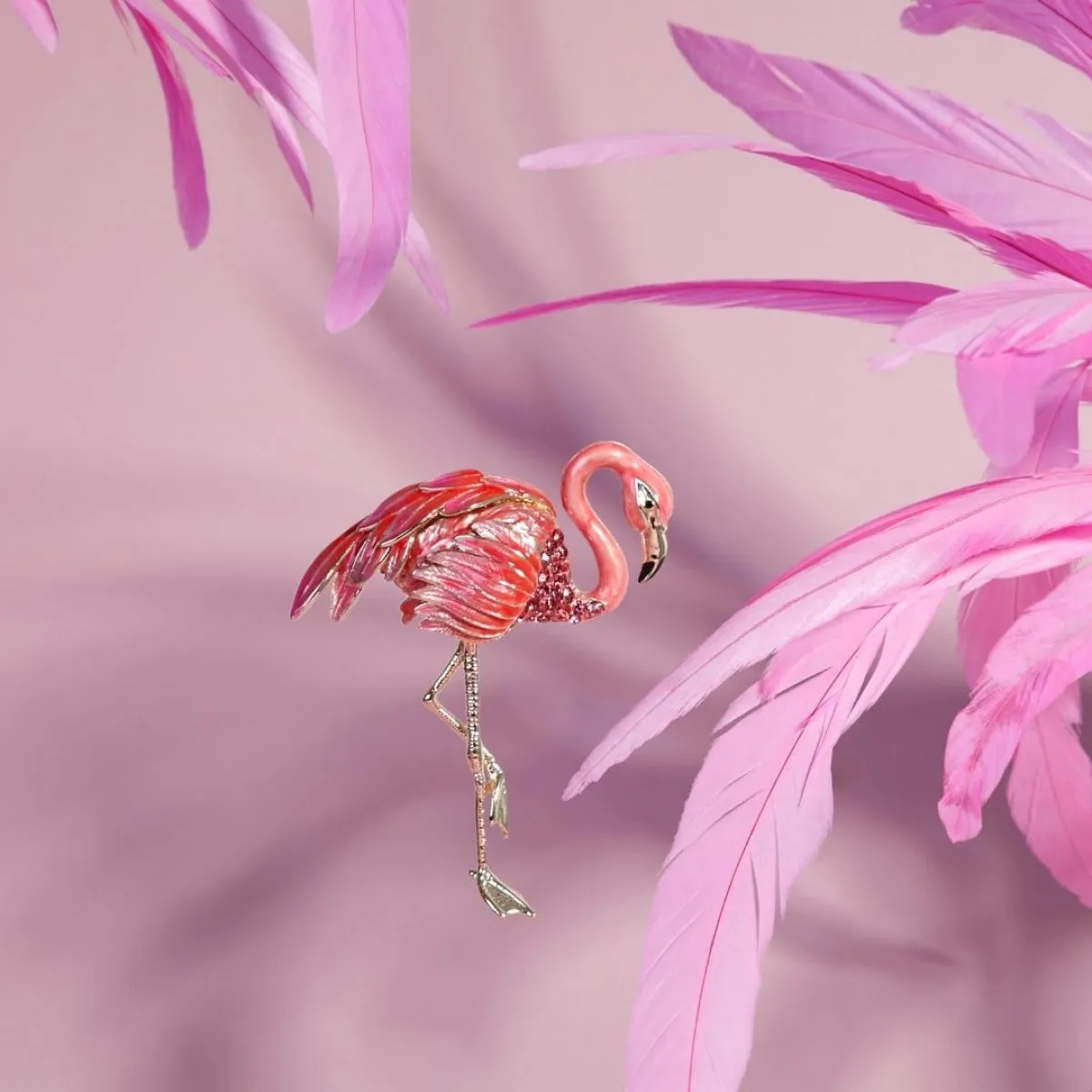 Flamingo Brooch