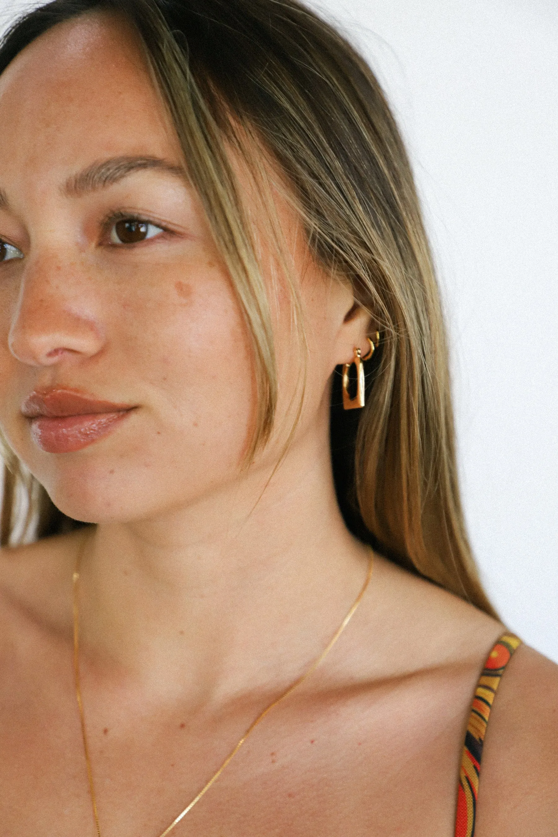 Gold Caspia Hoops