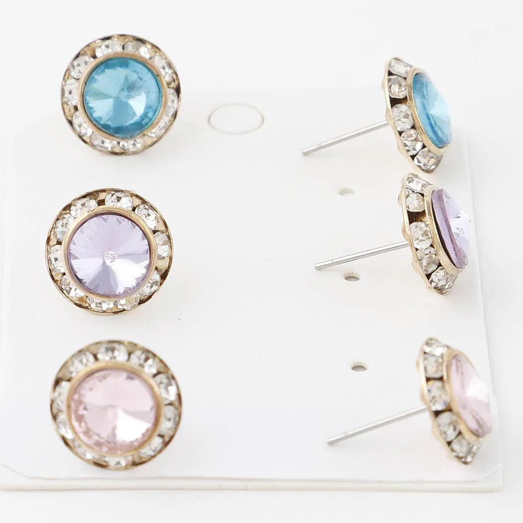 Jeweled Stud Earrings