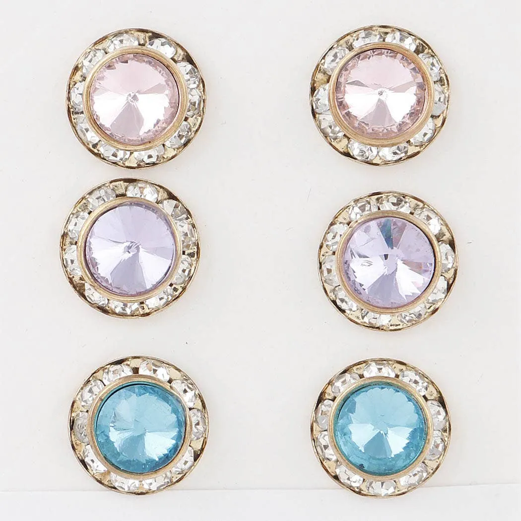 Jeweled Stud Earrings