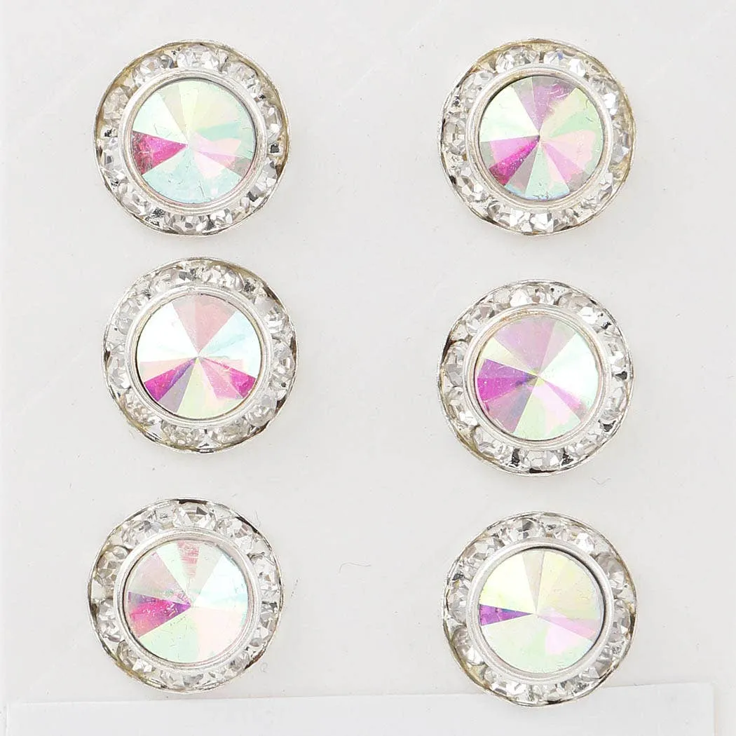 Jeweled Stud Earrings