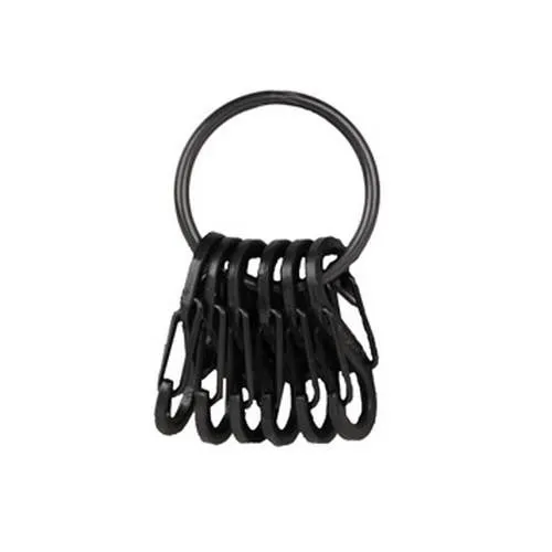 Key Ring - Steel Black-Black S-Biners