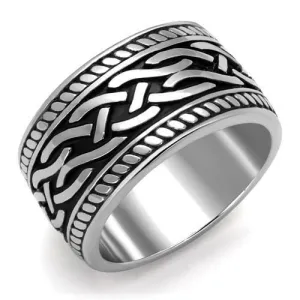 Men Stainless Steel Epoxy Rings TK2239