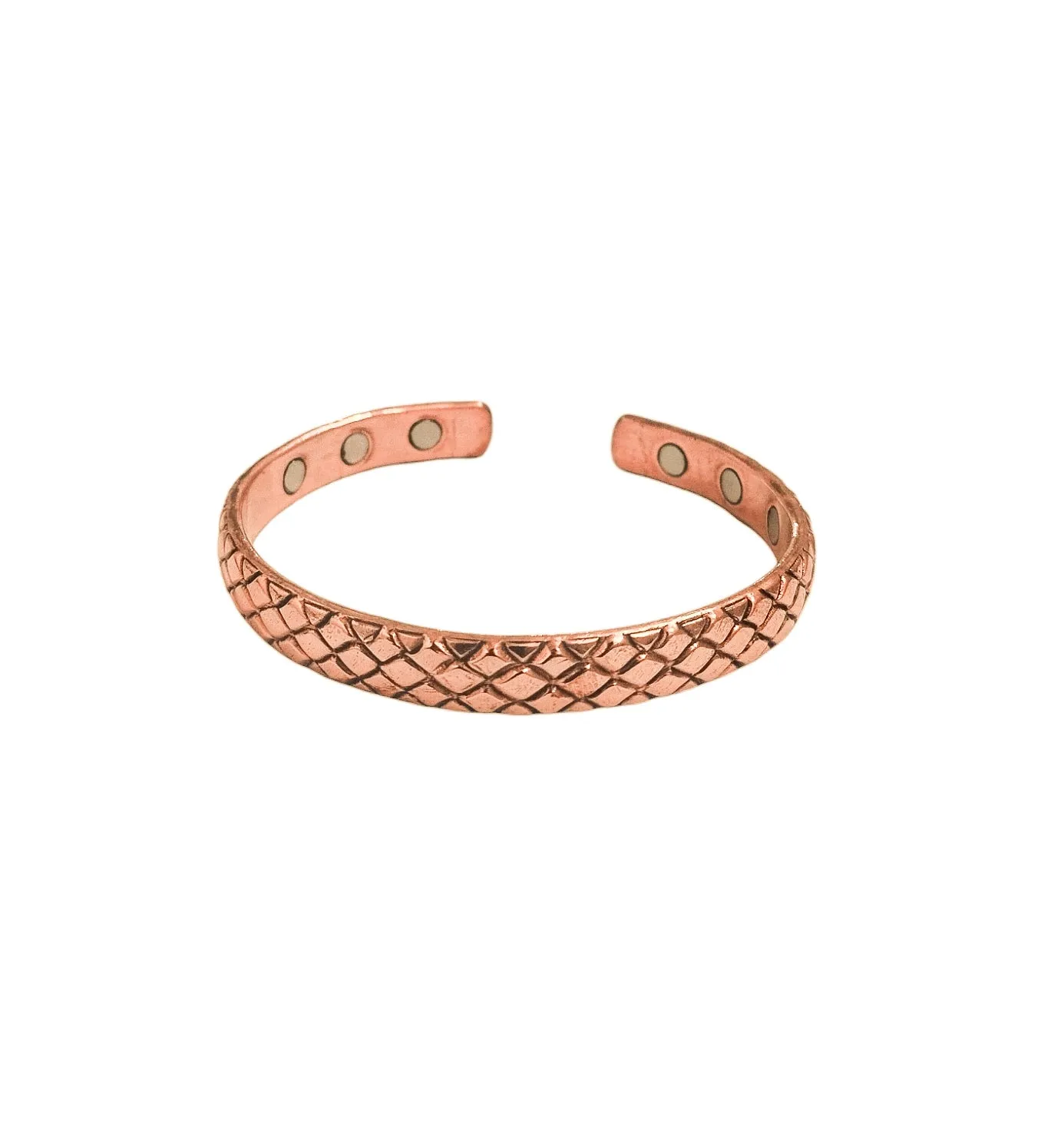 Pure Copper Magnetic Therapy Band - kada for Arthritis Relief – Adjustable, Stylish Design with 6 Powerful Magnets