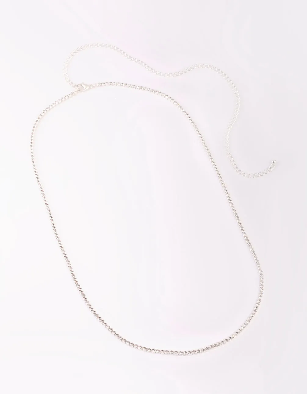 Silver Diamante Waist Chain