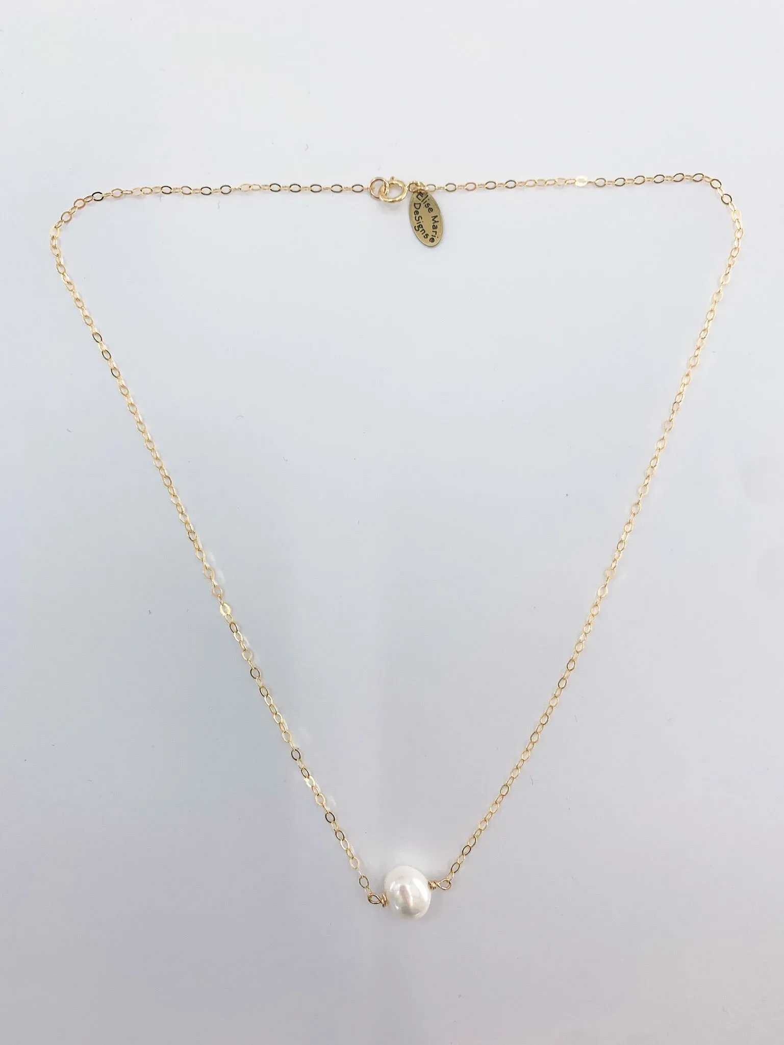 Simple Pearl Necklace