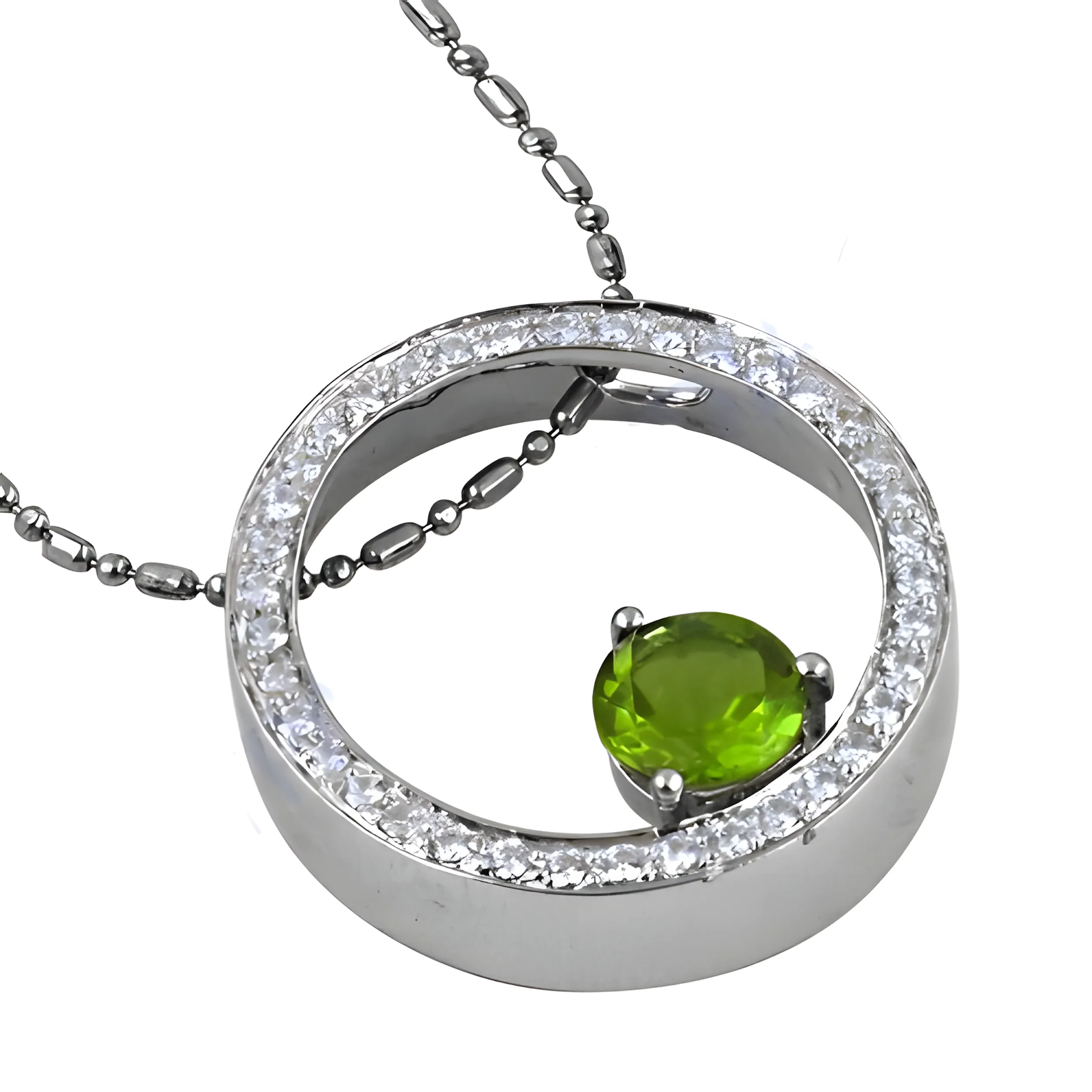 Stylish Cubic Zirconia Pendants in 925 Sterling Silver Jewelry