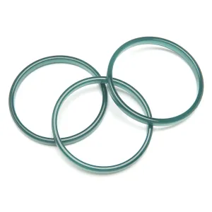 Twiggy Bangle Set of 3 Emerald