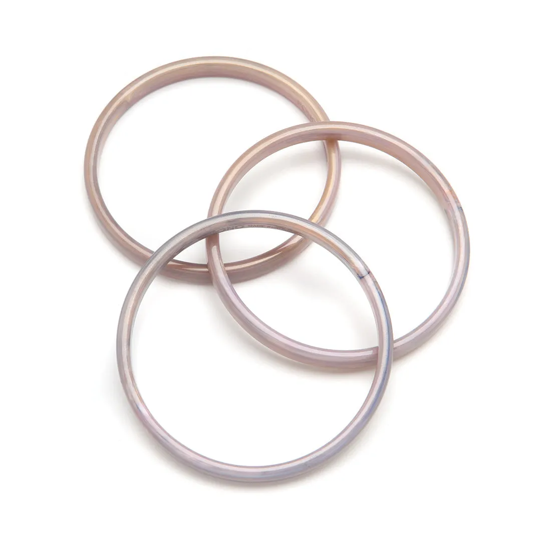 Twiggy Bangle Set of 3 Pinkdenim