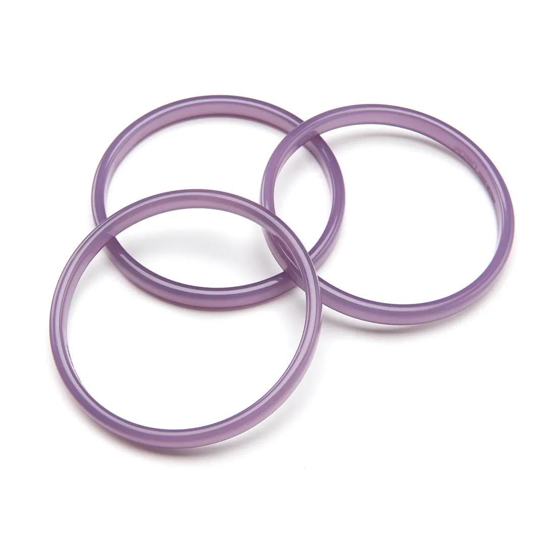 Twiggy Bangle Set of 3 Wisteria