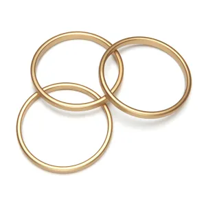 Twiggy Barile Bangle Set of 3 Gold